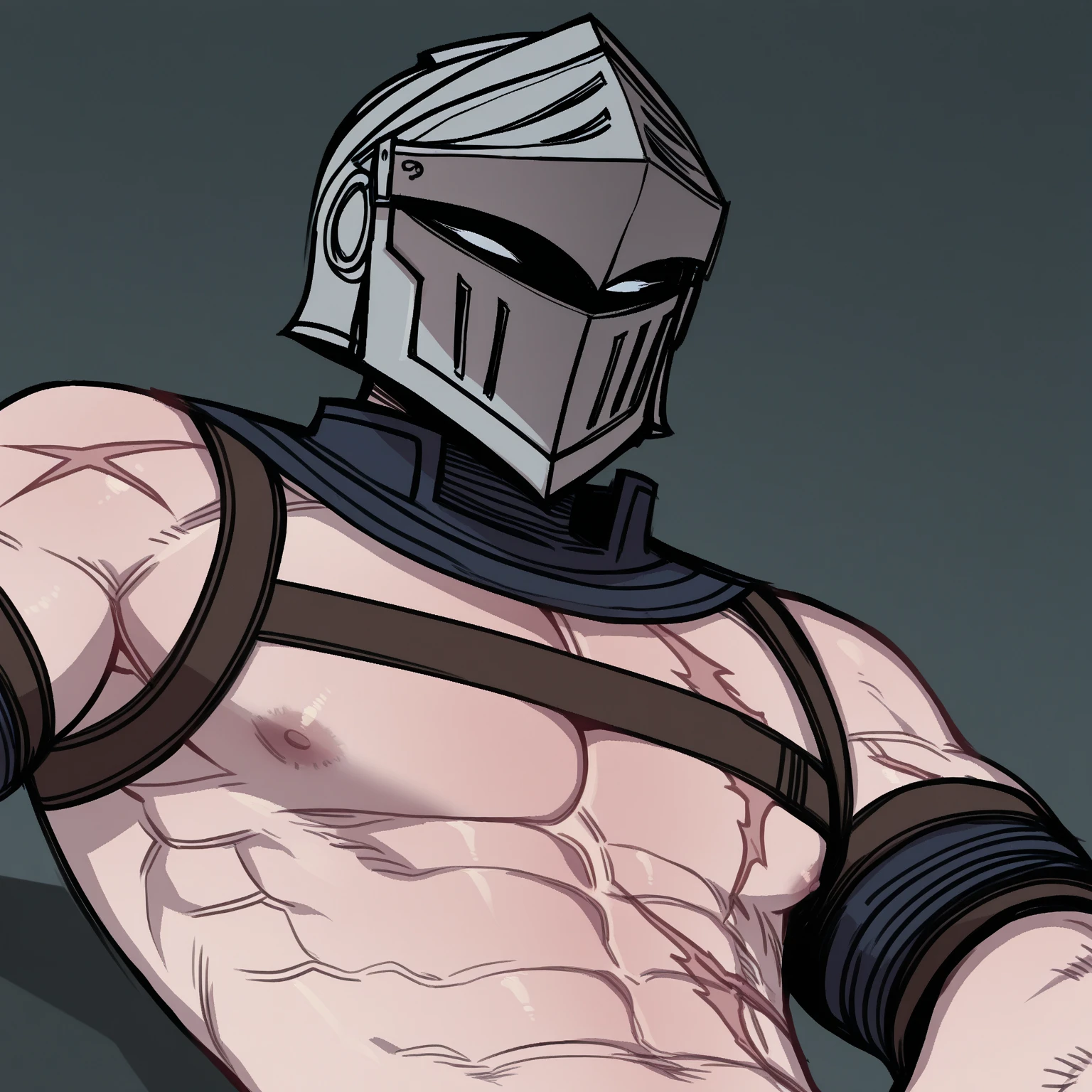 Reaper, extremely aroused, erect penis, naked, wearing gloves, large penis, detailed, masturbating, ((((((ejaculating semen)))))), ((((cumming)))), (stroking penis), (orgasm),