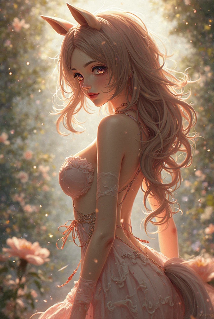 sensual anime style woman