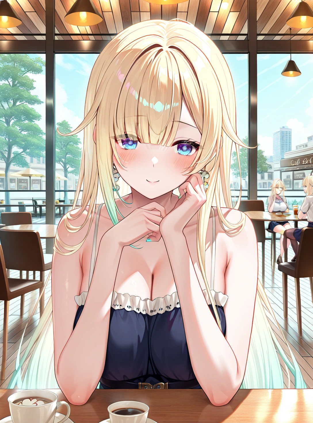 dating, Cafe, aizawa ema