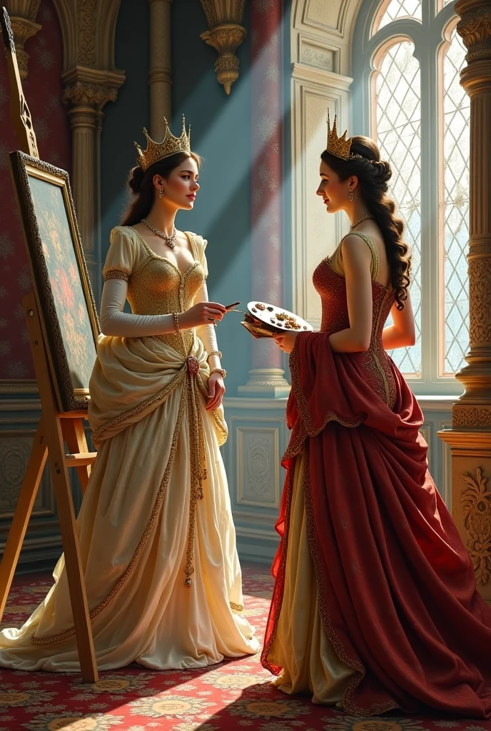  Queen one could sing, another could paint,