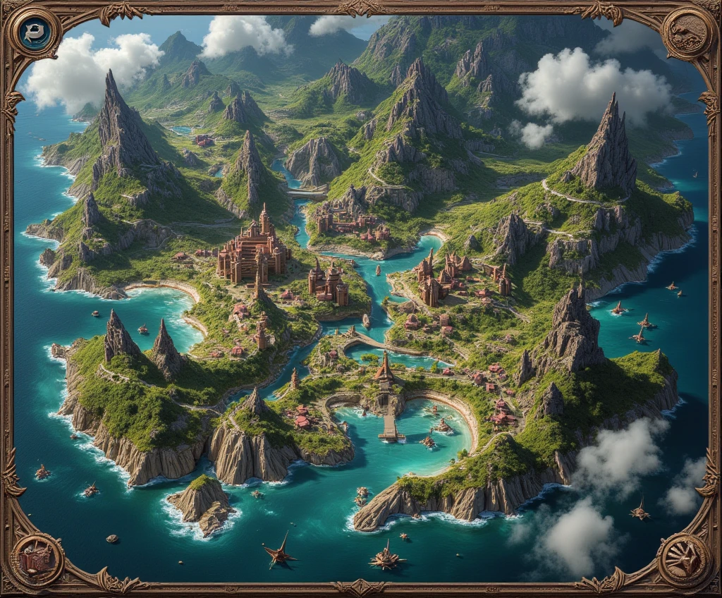 Re create this map picture without change name on map