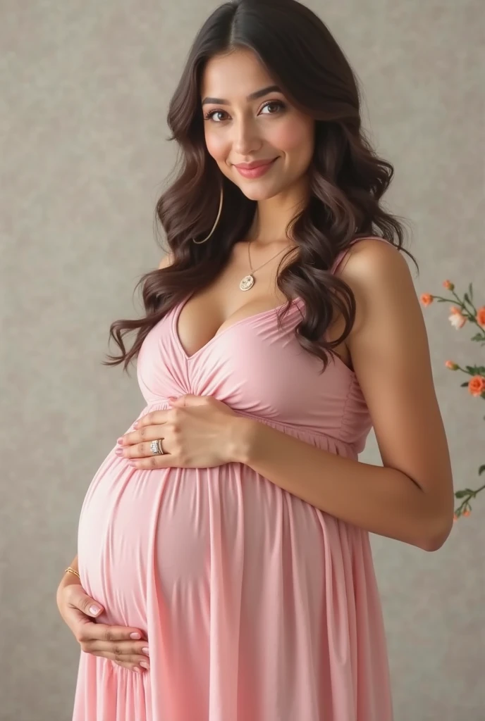 12 years cute beautiful face with hot indian super bowl girl with different stylish hair style with only with his 5 years cute little beautiful baby pic with pregnant with stylish Rose colour modern trending hot sexy dress with hot full size romantic hot moody pic
