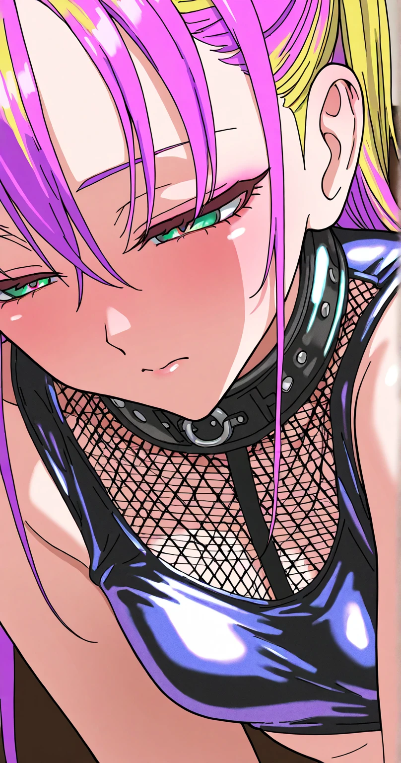 8K,Highest quality,masterpiece, Highest quality, High resolution, sui1, 1 Girl, alone, Side Ponytail, Hoshimachi Suisei,flat ,Small nipples, male, Vein Penis , Blowjob, Intrusion, Down, Tears , Open one eye wide, close another eye , Dildo,(catch head), machine, Spread your legs, pants, Between the legs, No correction,Drooling, Down品 nude,naked,