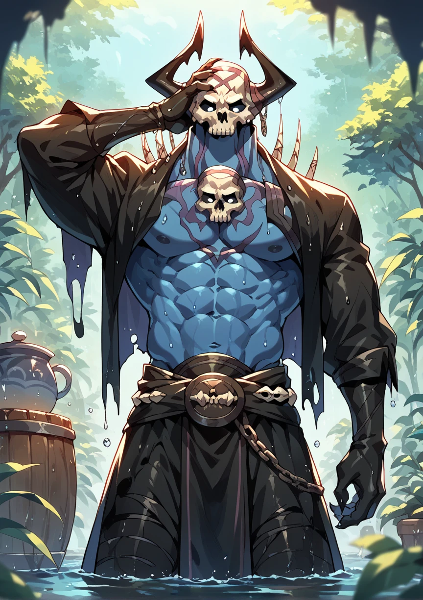 obra prima (imagem realista 1.4) melhor qualidade, personagem de anime, com cabelo vermelho, camisa branca cumprida, unhas com garras afiadas, cara bonito na arte, sorriso de maldade, King of Curses, fanart, estilo de arte demon slayer, fanart detalhado, Gatilho Estilo de Arte de Anime, Epic anime style, badass anime 8 k, arte de anime digital detalhada, fanart requintada altamente detalhada, fanart de alta qualidade, por Kanbun Master, lugar sombrio e tenebroso