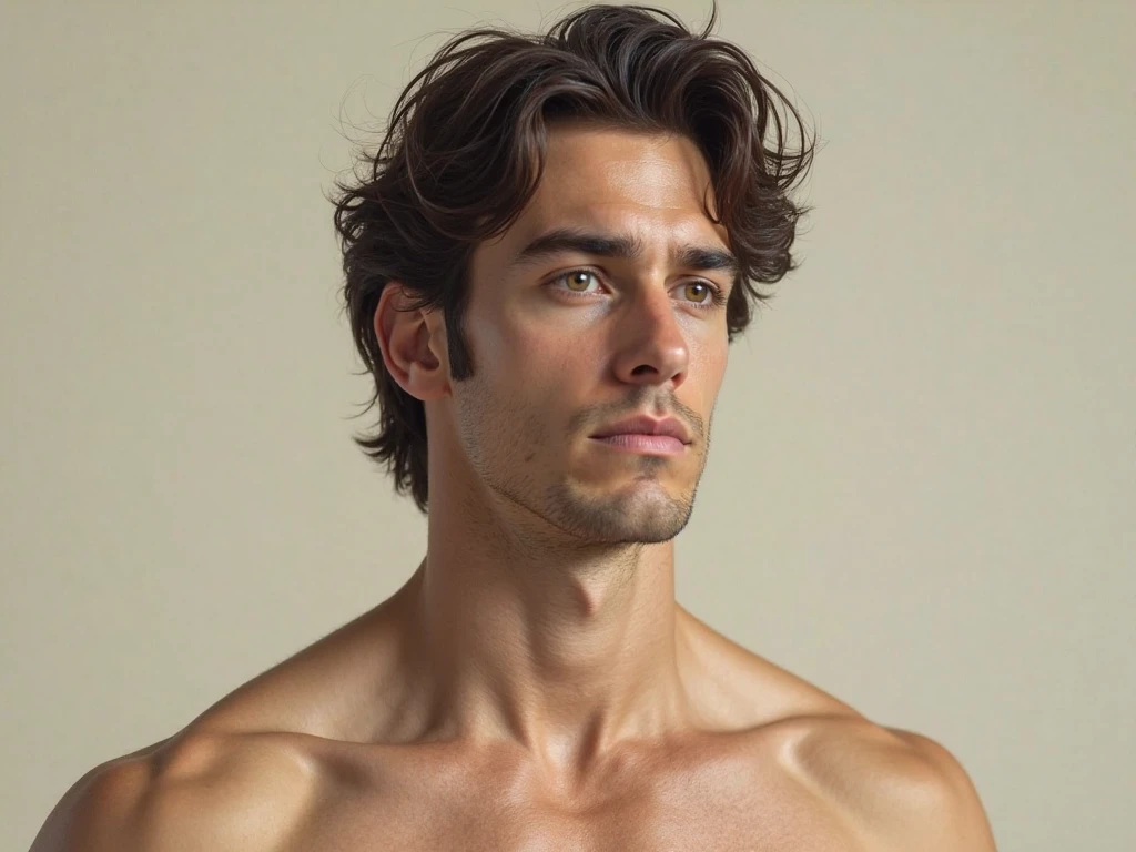 4k photo of a FELDMAN man, short hair focus on the face