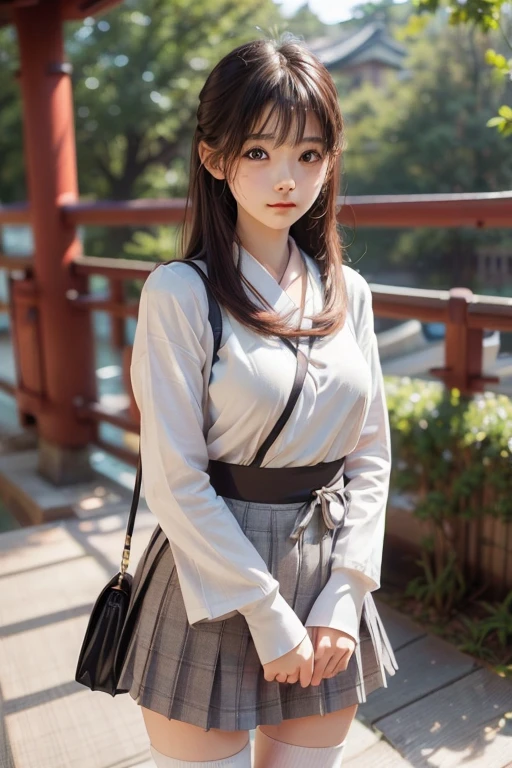 Linen and waist-length hair Japanese manga style Beautiful girl --auto