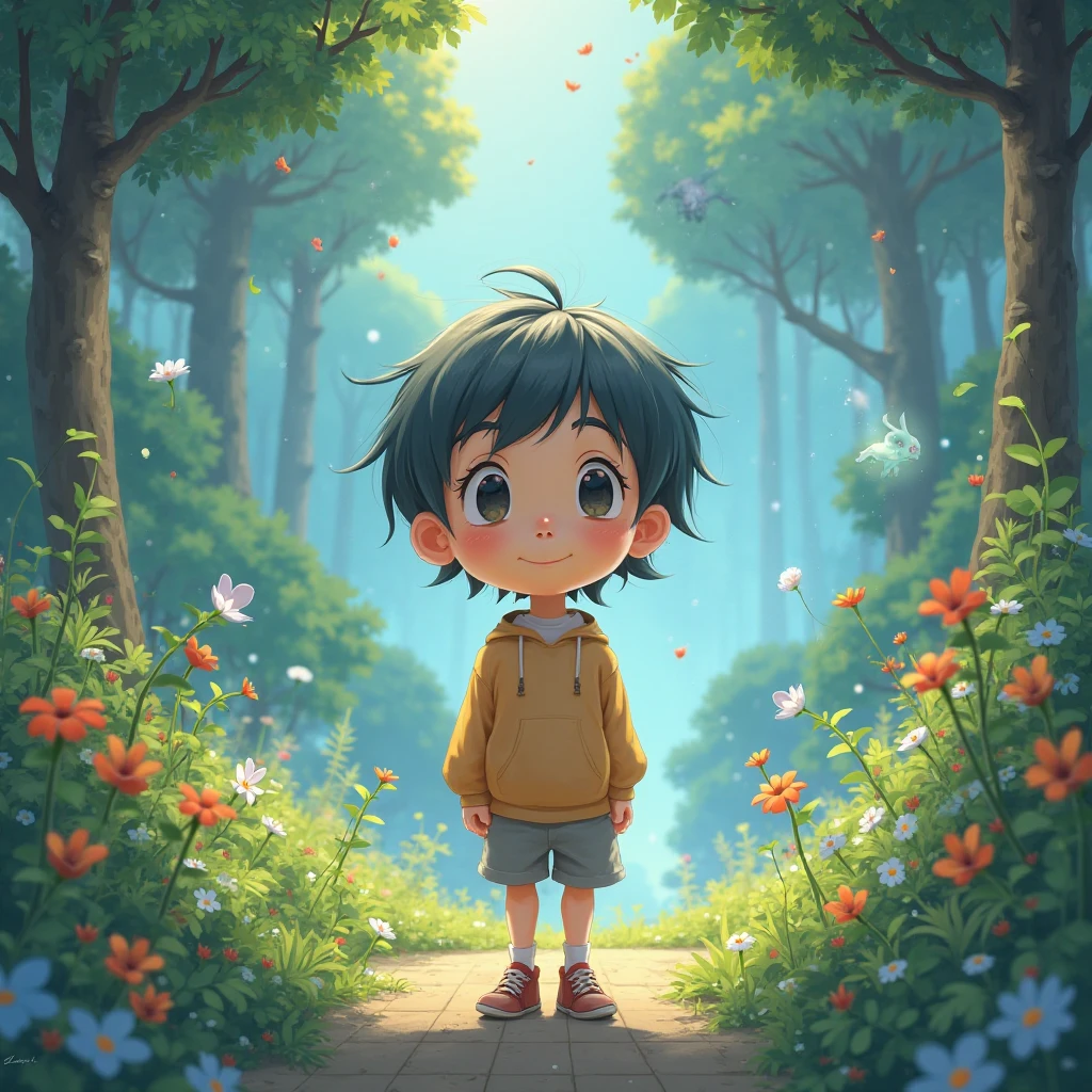 Turn this into studio ghibli anime style