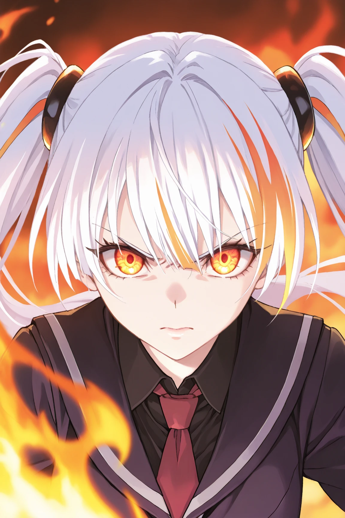 Anime anime wallpaper HD anime wallpaper HD anime wallpaper HD, intense watery glowing red eyes, watery red eyes, Blazing red eyes, flaming eye, Glowing red eyes, Red fire eyes, Detailed digital anime art, red eyes glowing, luminous red eyes, with glowing red eyes, Red eyes, fully red eyes, Red, fiery watery eyes,The is facing the screen