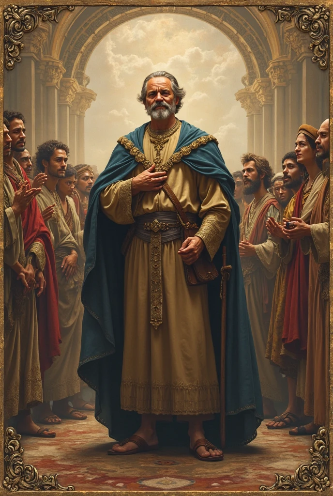 Create a drawing of poster on the topic "How Can Great Leaders Unite Others" as a project for r old school ren.