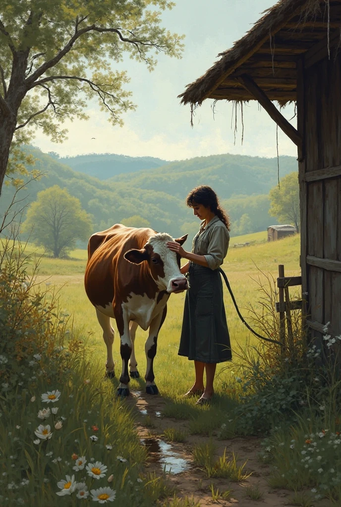 Imagine alone milking her 