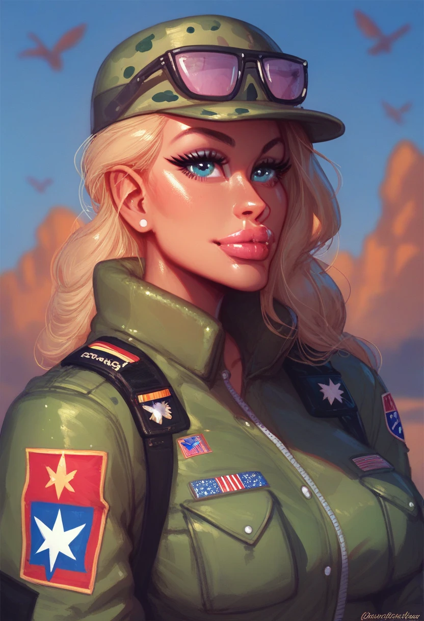 pastel art by DEN_IDG_style, traditional media portrait of DEN_nanceyMK2,
a (soldier:1.1) in the jungle on manoeuvrers wearing (army fatigues:1.2) and holding a rifle, (camouflage:1.2), military, uniform, military, camouflage uniform,
masterpiece, intricate, immaculate, detailed, high detail, ultra detailed, 8k,