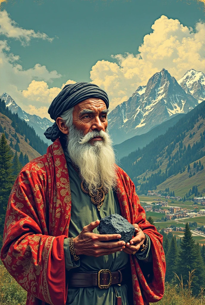 I want to creat a poster for my new business of shilajit nane as balochistan pur shailajif