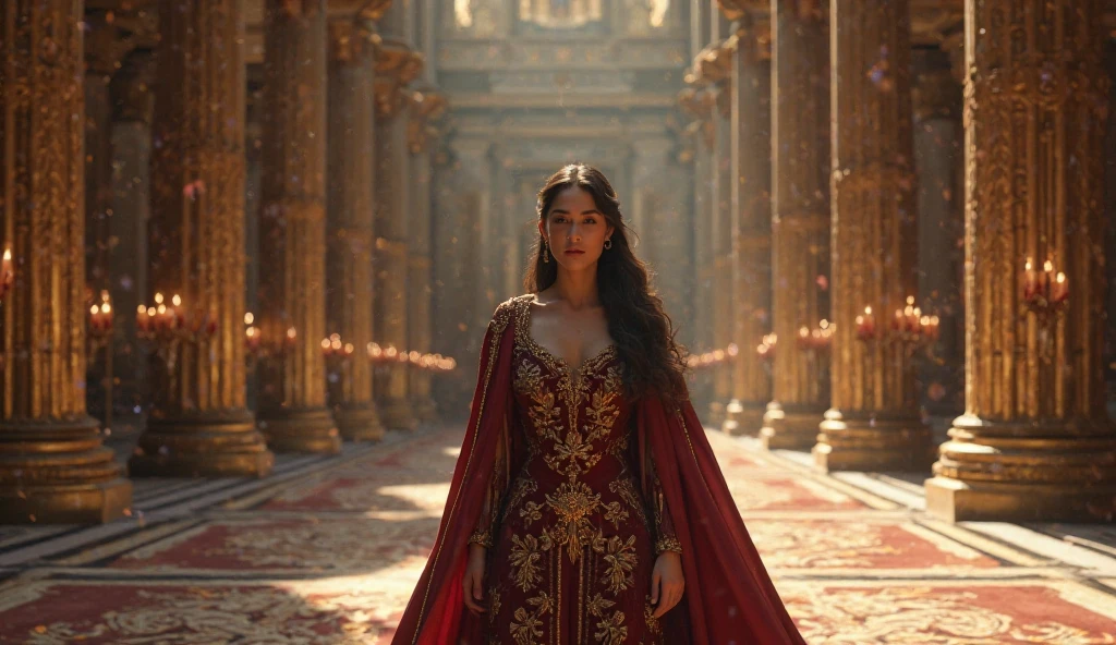 [Scene: Walking to the king’s throne]
Visual: A long hallway, Esther walking slowly in royal robes, heartbeat sound effect.