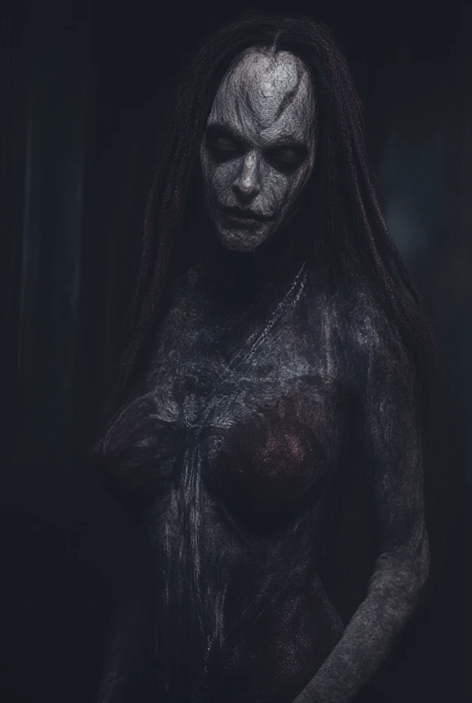 masterpiece inspired by Hellraiser, H. P. Lovecraft and Evil Dead 2013, realistic full body ((hard body pierced)) photography of two young evil zombie skinny female, without clothes slim skinny young two evil zombie female with hard body pierced ((two nude young slim skinny young evil zombie female, full body pierced)), decomposing, out dark-black liquid from decomposing body, 12k definition, full body of two beautiful cute young skinny nude creepy scary evil zombie female psycho monster bat young girl with sparkly translucent pale ghostly dark evil zombie skin cuddling close without clothes decaying black-blue liquid body with piercing, very intricate scary facepaint bodypaint full pierced with dark liquid out, detailed bright ghostly dark liquid out from eyes, freaky shiny evil zombie skinny emo, light blue and light green dark hair, and evil scary wicked grin-blue, dark shadowy scene in very spooky haunted house, ultra-detailed, ((dark art)), horror swamp, full body view, head to toe, UHD
