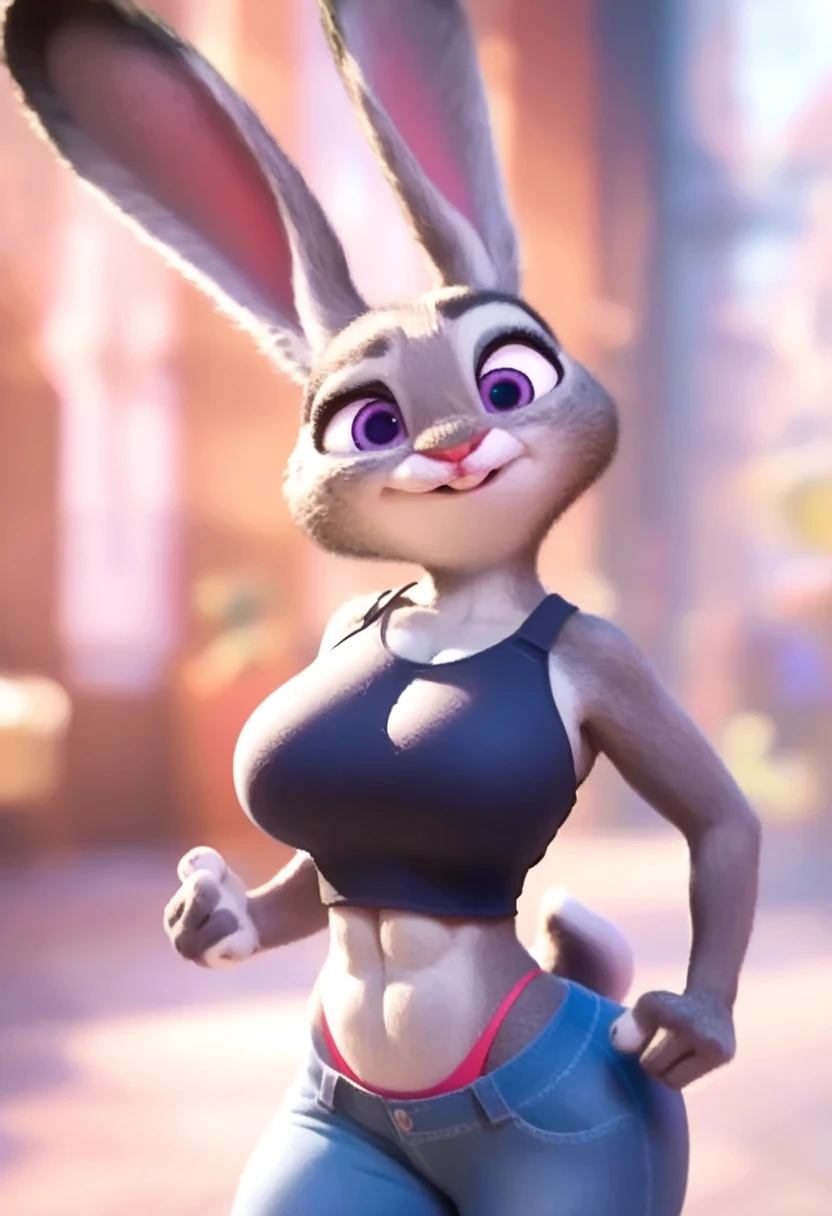 judy hopps,bikini, thin hips, zootopia 2, full body