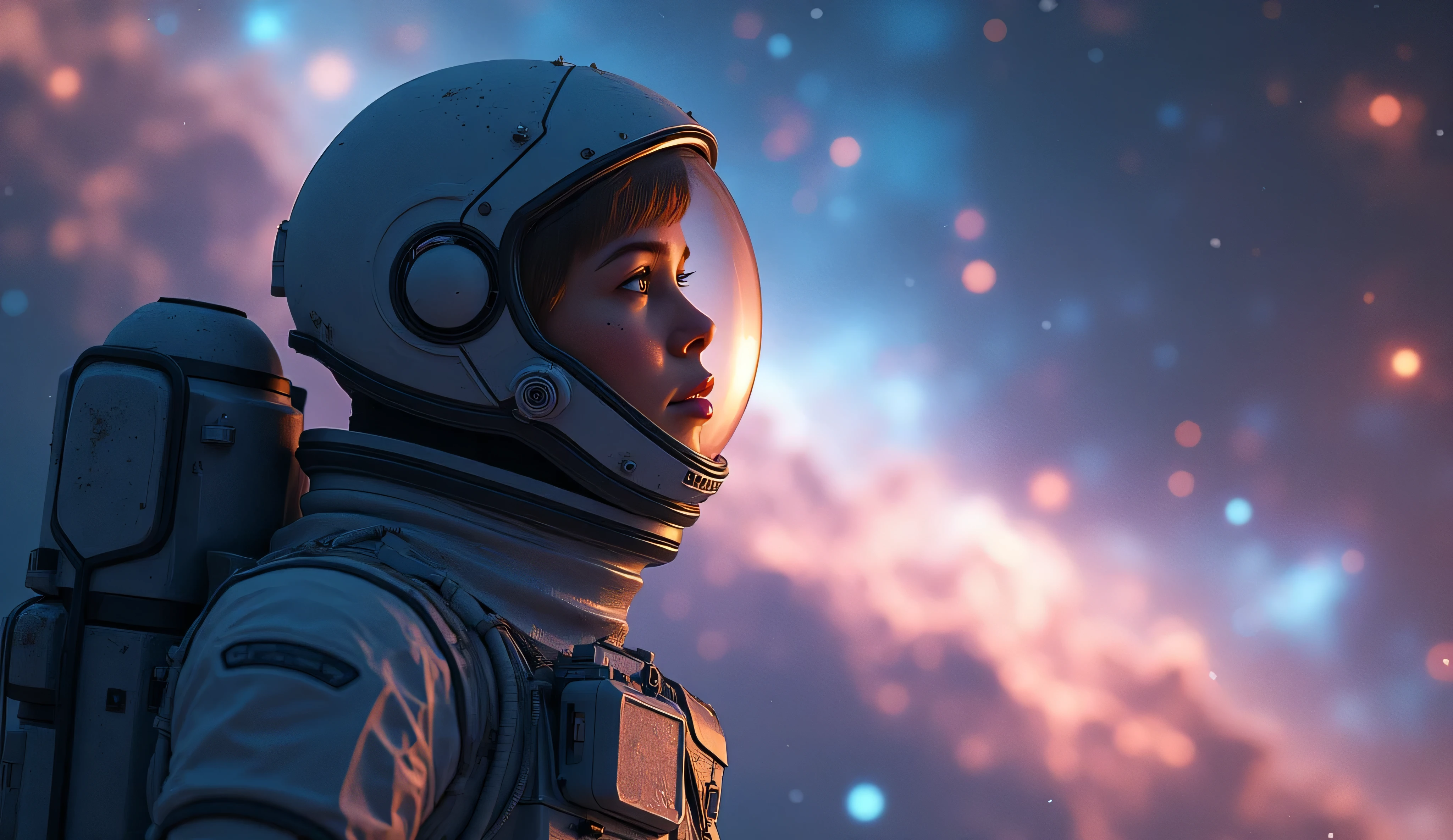 Astro Curioso image for the cover of a YouTube channel, that has a good visual impact