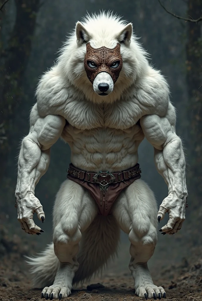 Muscular hairy wolf and sweaty adult (detailded), pose sexy, big pau, view from the bottom, Unclothed, transferring. Big cock, thick roll, dick grosso.