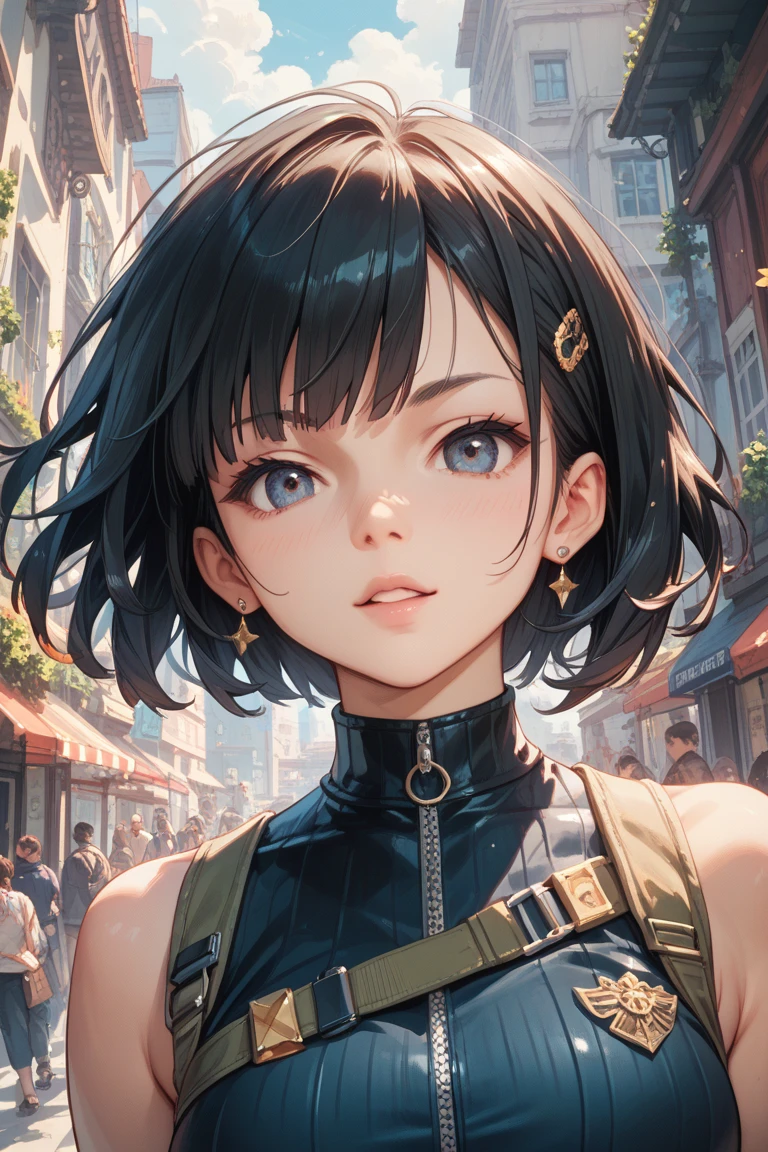 black hair　Short Hair　random suspect　Armament