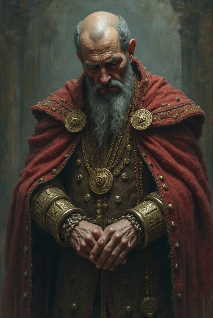 An image translating this idea of Fénelon " When you will be the master of other men, do you remember that you were weak, poor and suffering like them" 