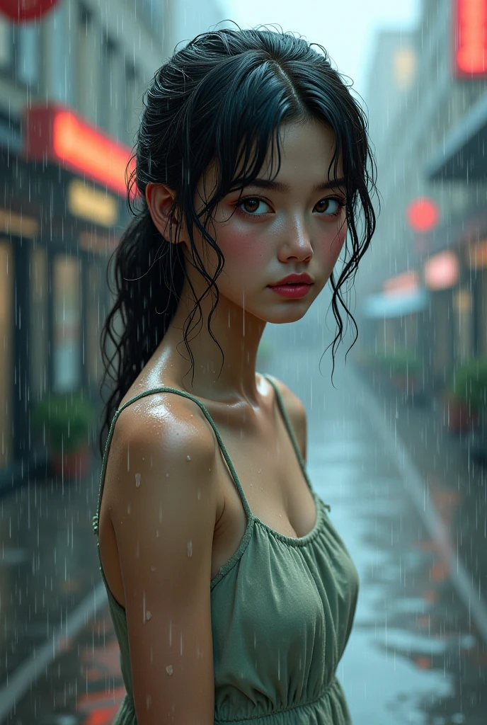 Barish me bhigti ladki 