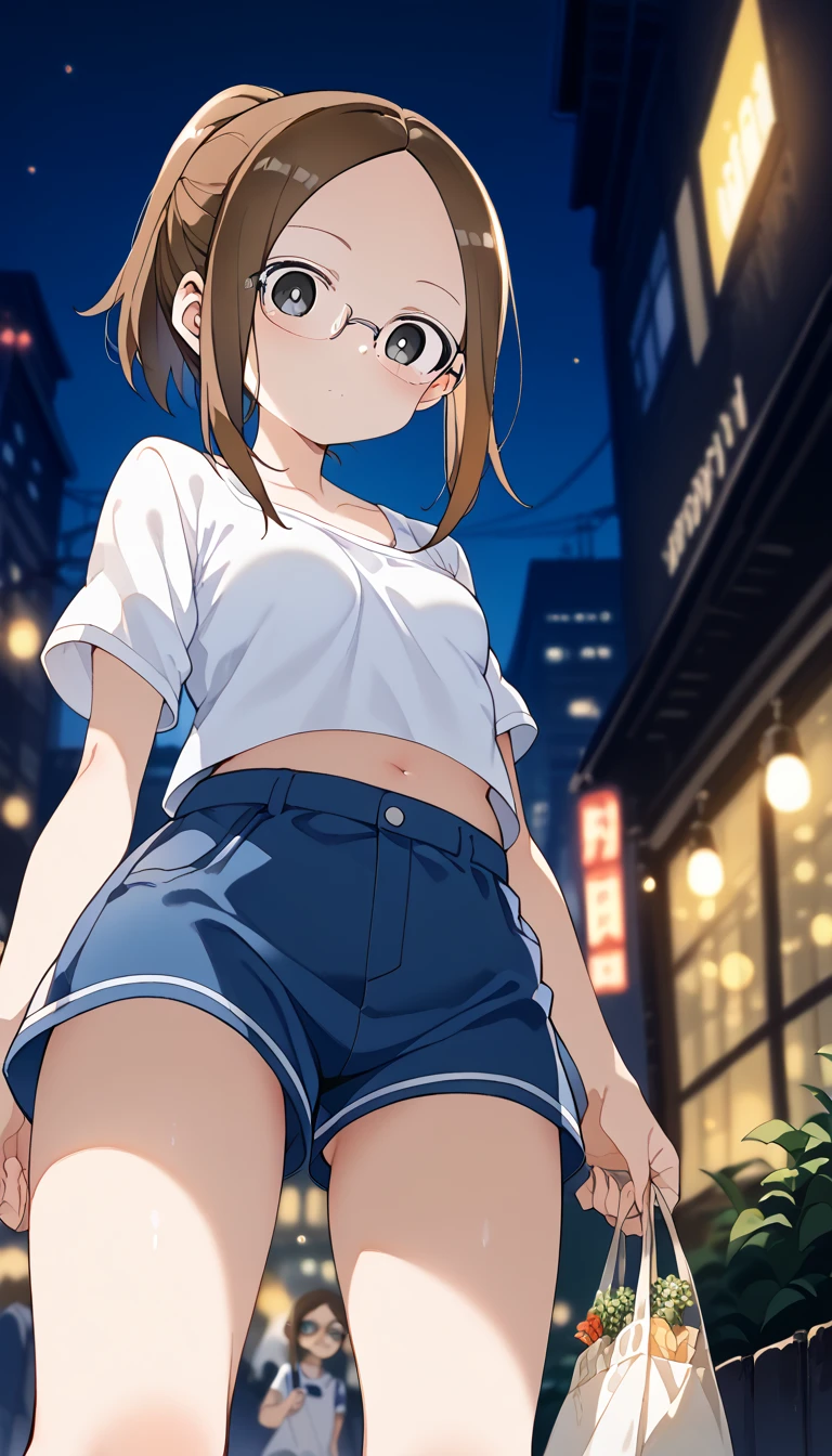 {{{masterpiece}}}, {{{best quality}}}, {{ultra-detailed}}, {illustration}, {{an extremely delicate and beautiful}},(Downblouse:2.0)(Best quality, 8k, 32k, Masterpiece, UHD:1.2),Photo of Pretty Japanese woman, top quality, , best quality, realistic, unity, 8k wallpaper, official art, extremely detailed  wallpaper,1girl,((boyish)),13yo,(Chiseled abs : 1.2), beautiful teeth,solo,,(very short hair:1.1),cropped hair, multi hair color,misaligned glasses,earrings,Jacket,(blunt bangs:1.2),looking at viewer, (smile:1.5),(high detailed skin),realistic body,((stoop)),( small breasts), cute girl, famous japanese idol,downblouse,(sweaty skin:1.3),(street dancer :1.7),(branded cap),(bare stomach),(dancer jersey clothes shirt:1.4),(colorful jersey pants:1.3),(on the panty line:1.5),(fashionable shirt),(street),(loose t-shirt:1.3),(very low view:1.3),(leaning forward:1.3),(dynamic pose:1.5),(from behind:1.3),(kneeling:1.4), (show off ass:1.7),(low view:1.4)