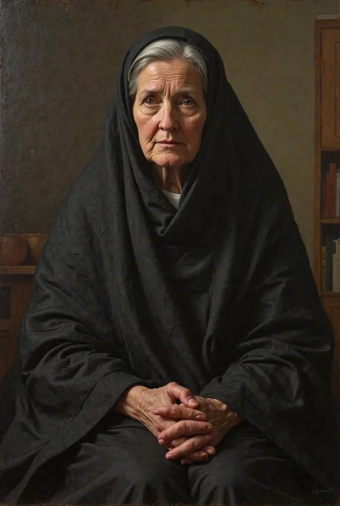 Young t century, widowed Jewish woman with characteristic robes - SeaArt AI