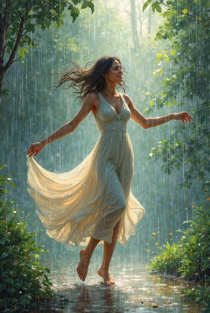 Barish me dance karti ladki