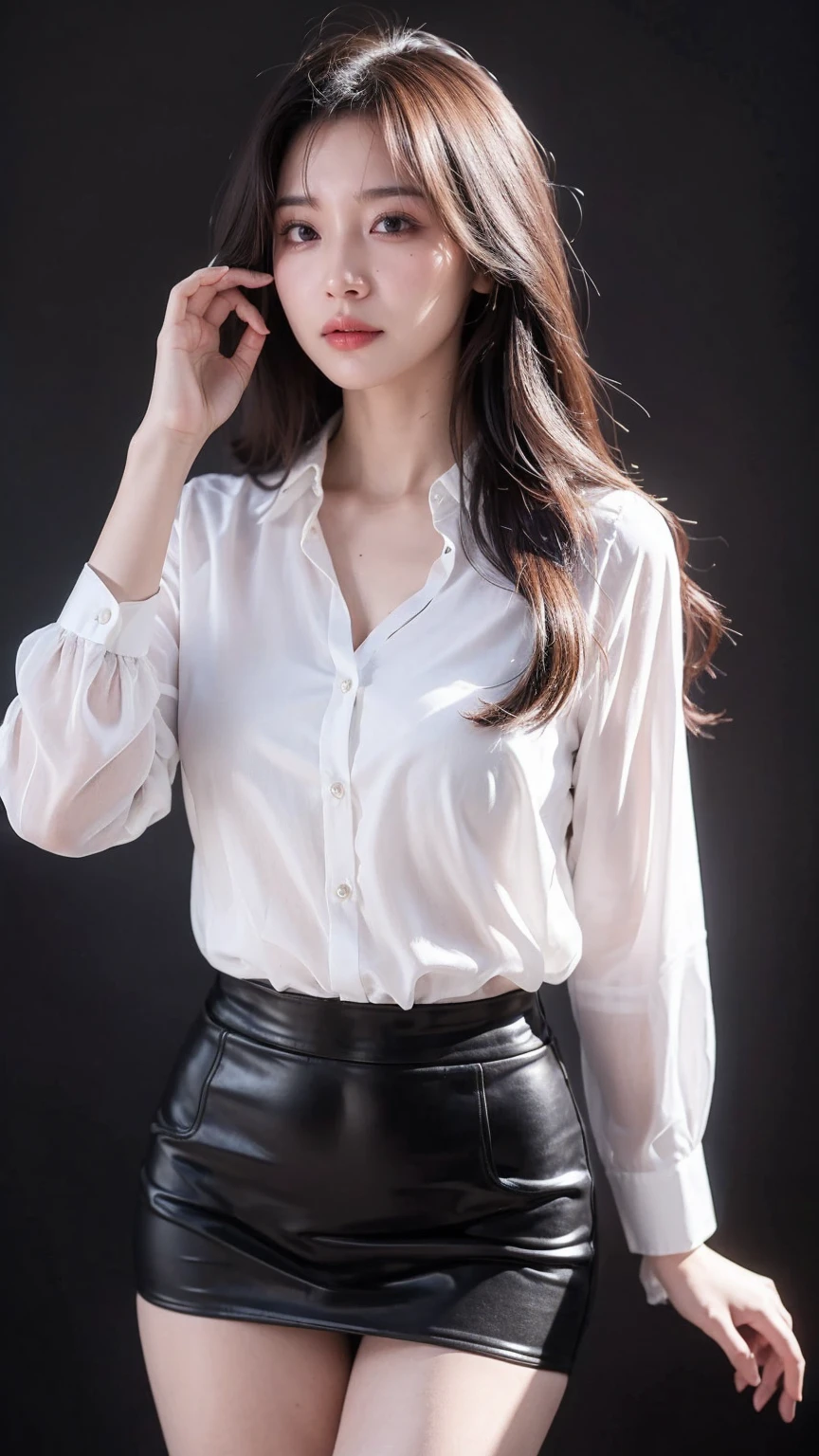 teats見え、(Translucent shirt:1.2)、(in 8K、top-quality、​masterpiece:1.2)、(realisitic、Photorealsitic:1.37)、ultra-detailliert、女の子 1 人、cute little、、Beautiful detailed sky、s Office、sitting on、date、(Nasal blush)、 (Perfect beautiful face:1.15)、(a closed mouth)、細やかなbeautidful eyes、(Skeleton shirt:1.1)、Daytime、、short cut hair、、White lace、(short-hair:1.5)、Floating hair、Body、a 20 yo woman、brown haired、、Brown-eyed、small head、((M cup fashion girl、beautidful eyes、True Face、authentic skin、Lifelike face、realisiticな肌、A detailed eye、、(No Underwear:1.3)、、viewer、See detailed faces and breasts、announcer,　See-through shirt。The tips of the are sticking out。areola protruding。(pubic shape clearly visible), Lots of lashes。Pure black eyeshadow。pitch red lip。Pure black sexy pin heels。pubick hair。the lower abdomen bristles。A slender。crotch open。pubick hairが非常に多い。teatsは非常に突き出ています,　Petite and delicate figure、Dark blue suit、Camel toes、Protruding＿teats