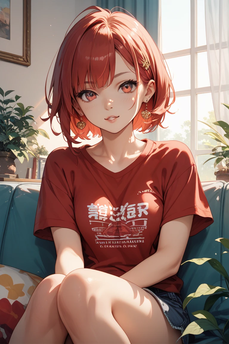 red class t-shirt　Japanese