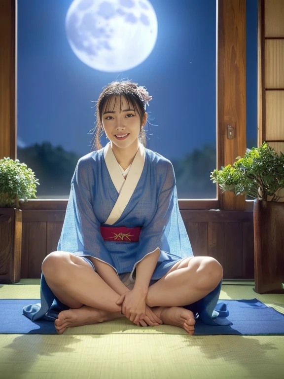 (((Traditional tatami room)))(((luxurious Japanese style room )))(((Dark Japanese room at night3.0)))(((In a Japanese room lit by moonlight)))、(((Max Video Quality、highest resolution、greatest masterpiece、8k)))、(((Detailed Faces)))(((cute face)))(((Baby Face)))(((Young contour)))(((lovely eyes and nose)))、((( Blizzard 10 )))(((model body type)))(((perfect poddy line)))、(((??????????? 1.0)))((( Detailed Body .5)))、(((Long Straight Hair)))、(((gorgeous furunose kimono 1.0)))(((Furisode with flashy decoration1.0)))(((Shining negative reviews1.0)))((Platinum silk fake nose kimono 1.0))(((See-through furisode kimono5.0)))、(((Dynamic ???? Sitting Poses 2.0)))(((Random Courtship Sitting Poses 2.0)))、(((A smile of happiness)))、(((cute)))(((Elegant)))(((charming)))(()))