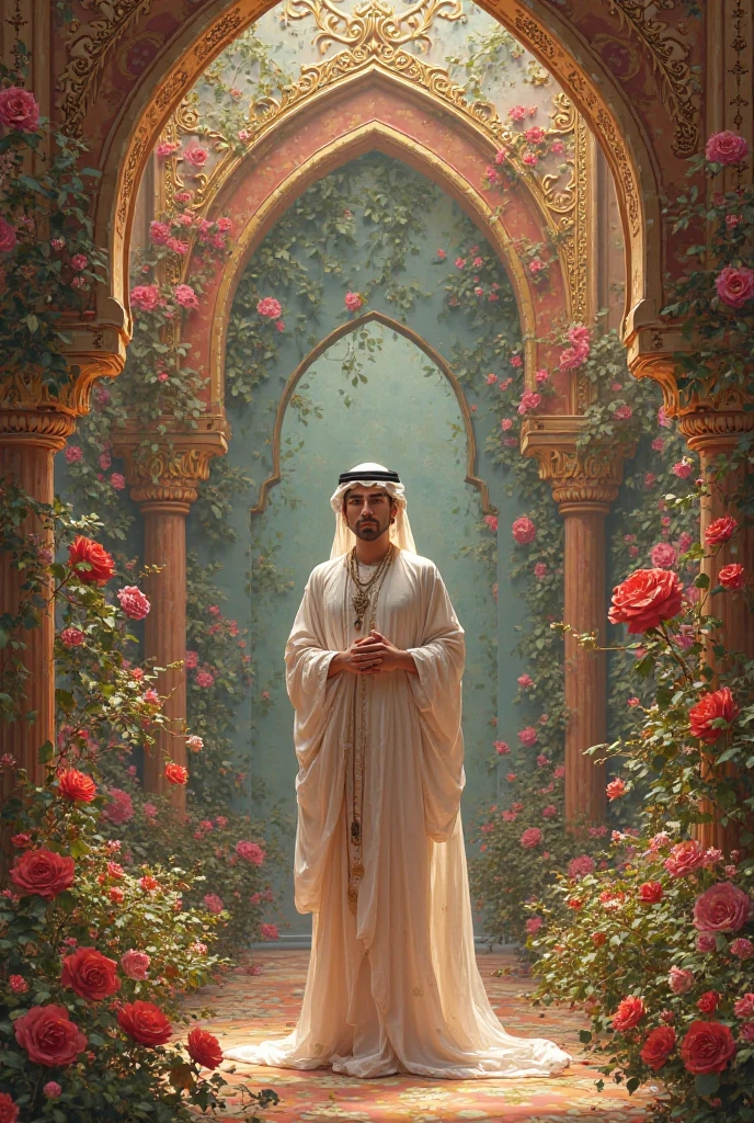  arabic with flower wallpaper
