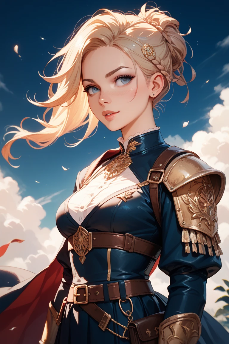 The warrior who had blond hair the other way around