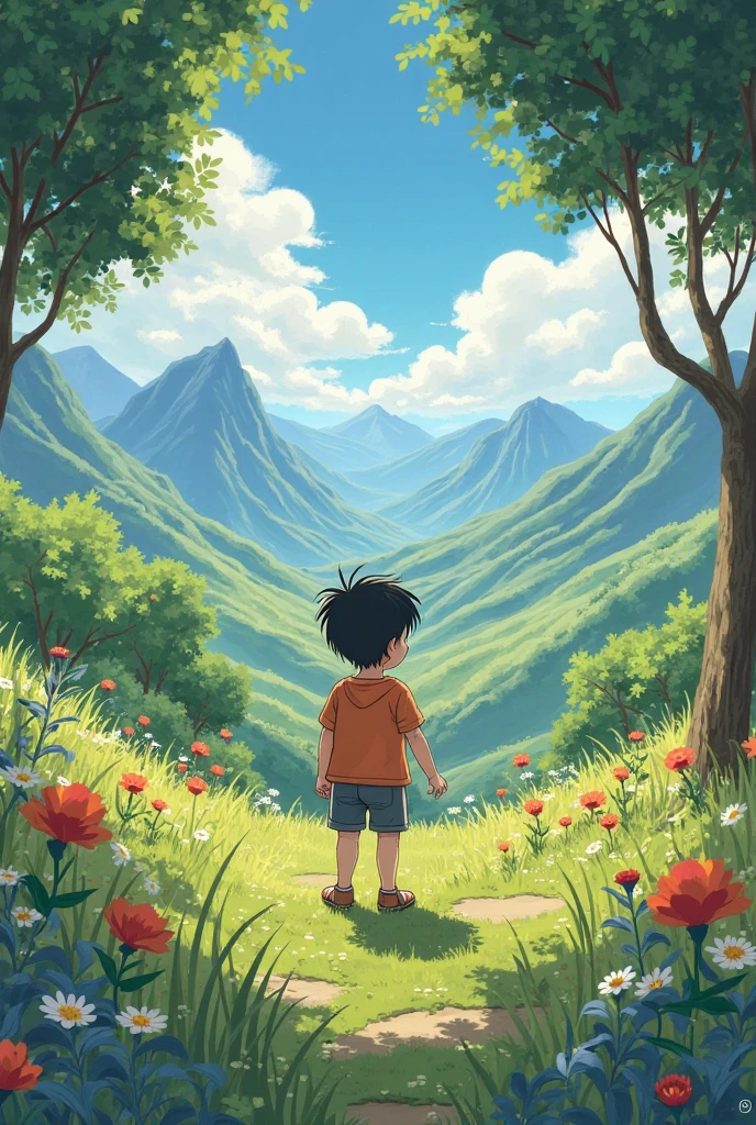 In Ghibli style