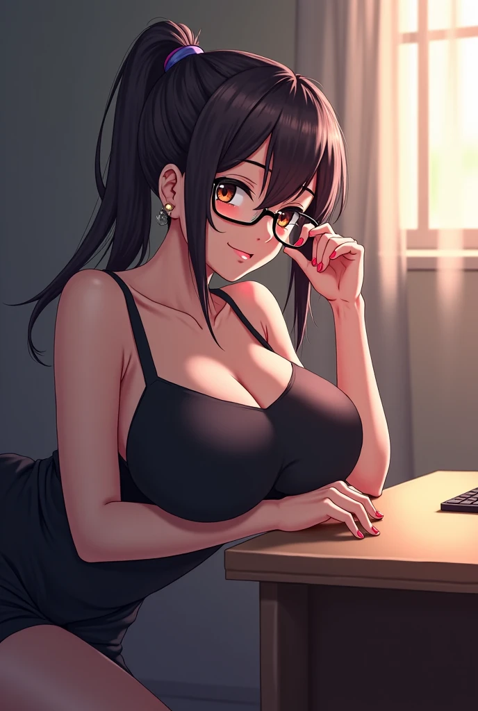 One girl, gigantic chests, adjust_hair, arms_behind_head, 前hair, just_shoulder, bluponde_hair, Book, Book_stack, Bookmark, chest_rest, gigantic chests, choker, chestの谷間, clipboard, Grimoire, Holding_Book, Holding_paper, Boobs exposed naked 洗練された美女のお乳がぱつんぱつんのメガネアップヘア女刑事フランス美女ママinかいオッパイ お尻太ももグラマラスボディ巨大Nipples家政婦 おまんこ特大Nipples、Nipples、Areola with lumps and wrinkles、全身が汗in濡れている、Abdominal muscles Black Stockings、Photorealistic、特にchestの皮膚をリアルに Holding_pen, gigantic chests, indoor, Laptop, lupong_hair, Looking_in_Audience, menu, Mole, Mole_upon_chest, newspaper, noteBook, open_Book, paper, papers, Broke up_lips, pen, pencil, 羽pen, read, Sheet_music, 一人in, Tablet_computer, underwear, window, masterpiece, High resolution