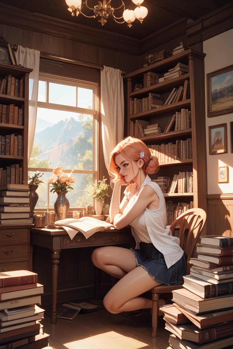 Picture books　Illustrations　A girl is the main character