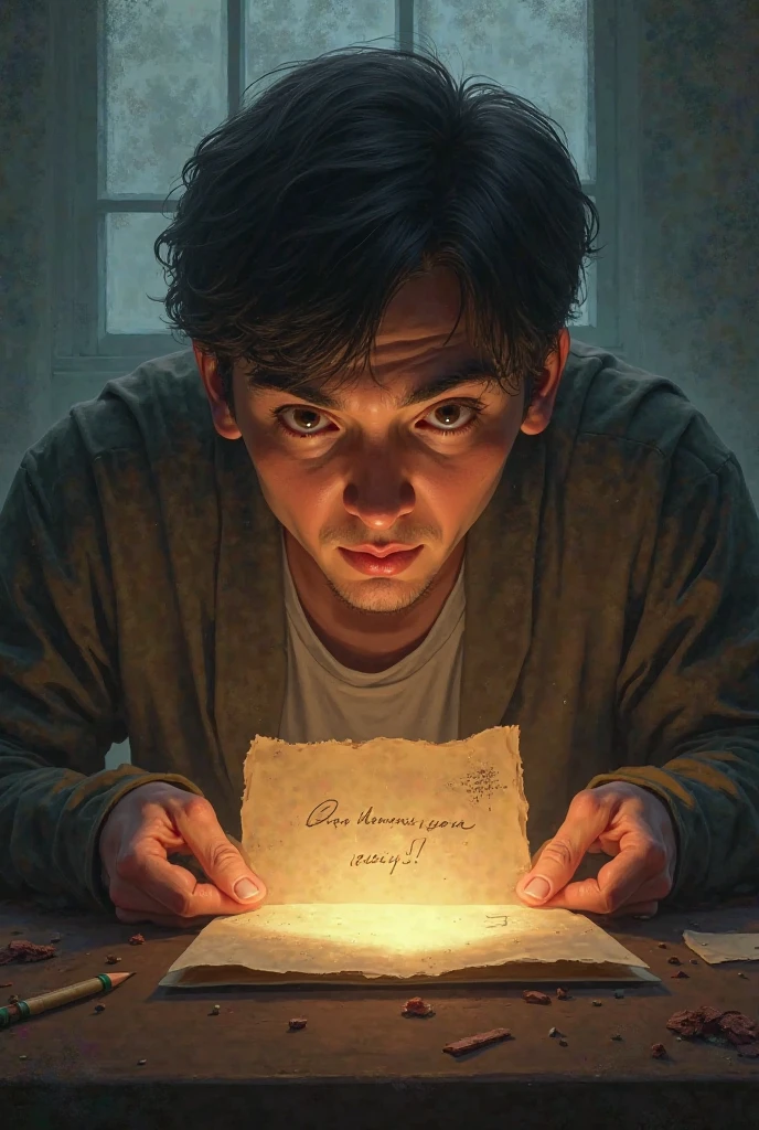 কৌতূহল দমাতে না পেরে সে চিঠিটা খুলে ফেলল। ভেতরে শুধু একটি লাইন— অবাক হয়ে চারদিকে তাকাল