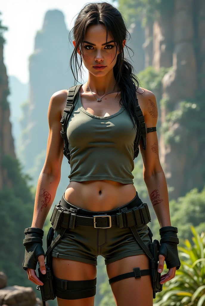 Bigger and lookslike lara croft SeaArt AI