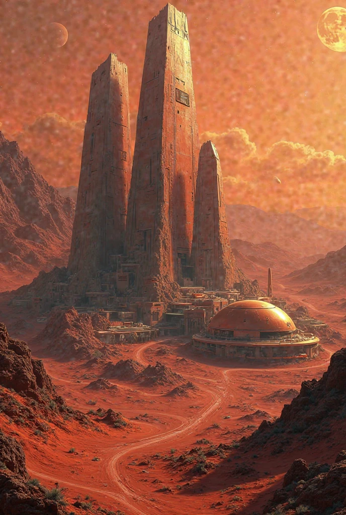 Create a city on Mars and have an inscription of Eden under glass and be without services 