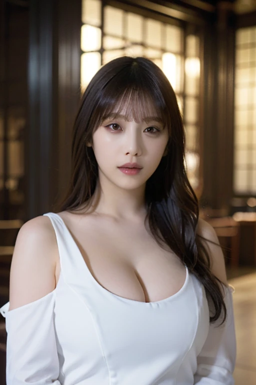 1girl, woman, masterpiece, best quality, highest quality, cinematic lighting, (volumetric lighting), extremely detailed CG unity 8k wallpaper, focused, 8k wallpaper, extremely detailed, ultra realistic, photorealistic, sharp focus, absurdres, (HDR:1.2), (high contrast), photograph, detailed and intricate, instagram, portrait, highly detailed, digital painting, artstation, concept art, smooth, sharp focus, illustration, cinematic lighting, (big breast:1.3), (whole body:1.3), black micro bra, ((looking at viewer, eyes contact)), medium shot, HQ skin:1.3
