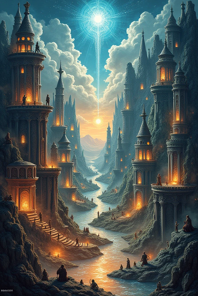 Design of the 9 kingdoms of Norse mythology 