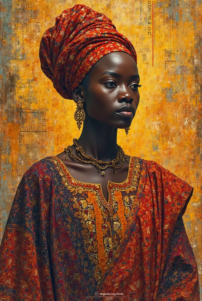 cinematic design and the uniform colour in African. Hausa language Design