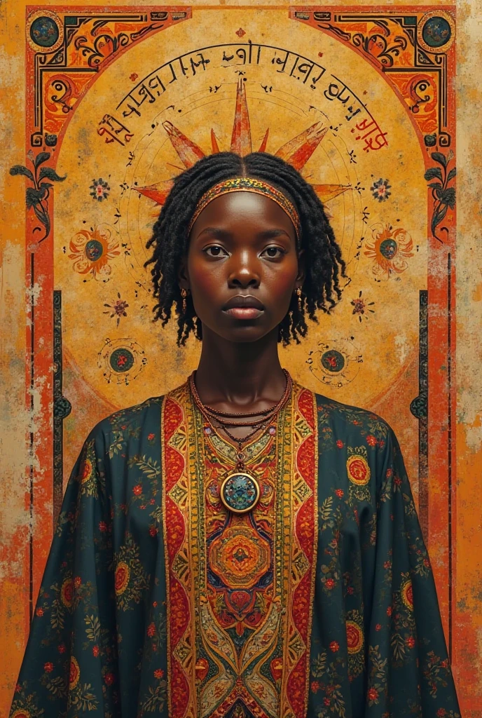 cinematic design and the uniform colour in African. Hausa language Design