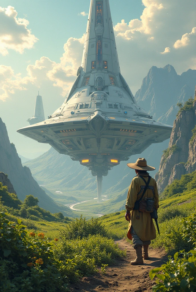 Milharal, spaceship, fazendeiro 