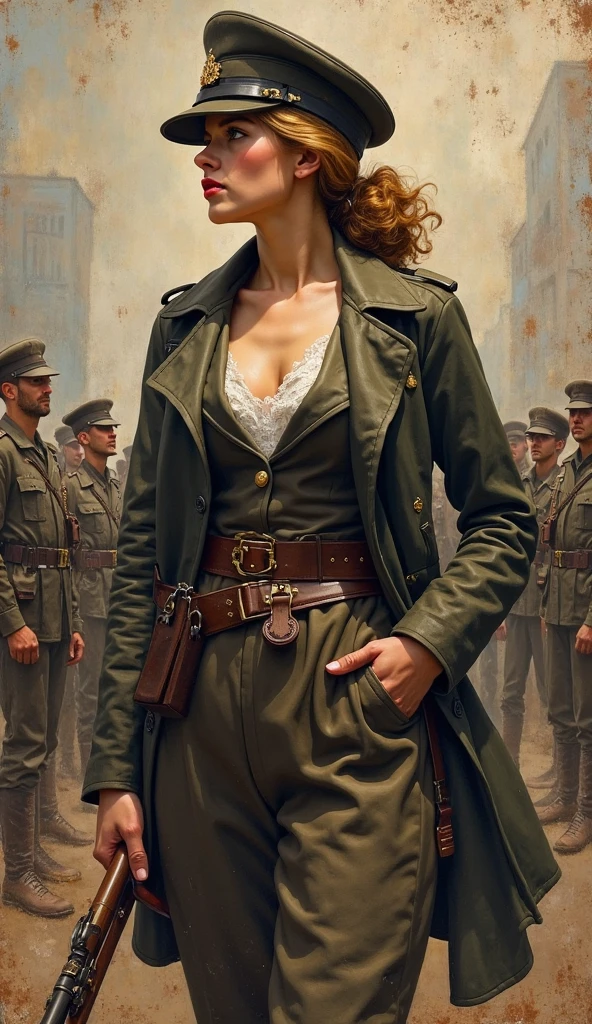 WW1 france woman big  and ass