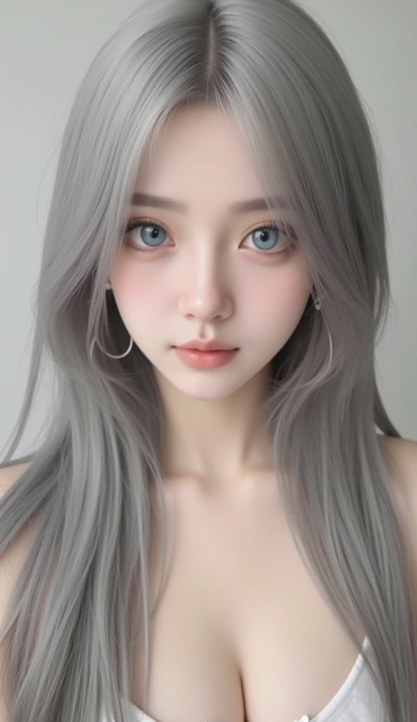 Light blue and pink color scheme,Sexy girl nipples,little body,small,White Curly Hair Light Blue and Pink Color Scheme,Sexy girl nipples,little body,small,White hair rings