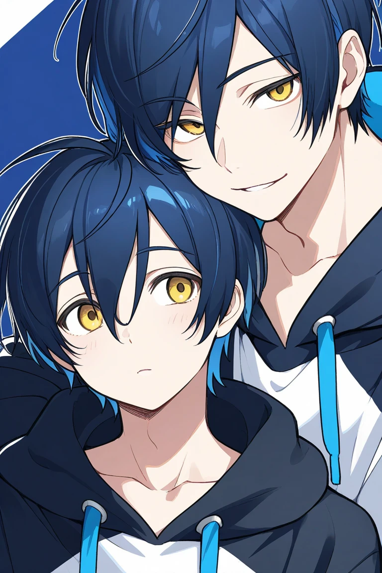 Man with blue-black hair and dark blue eyes Tomioka Giyuu