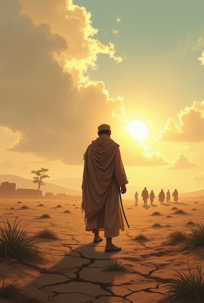 এক বছর খরার কারণে তার ফসল নষ্ট হয়ে যায়। গ্রামের অনেকেই শহরে চলে যায় জীবিকার সন্ধানে, কিন্তু রমিজ হাল ছাড়ে না। সে বলে, “আল্লাহ যিনি ফসল দেন, তিনিই আবার দেবেন। আমি শুধু আমার চেষ্টা চালিয়ে যাব।”