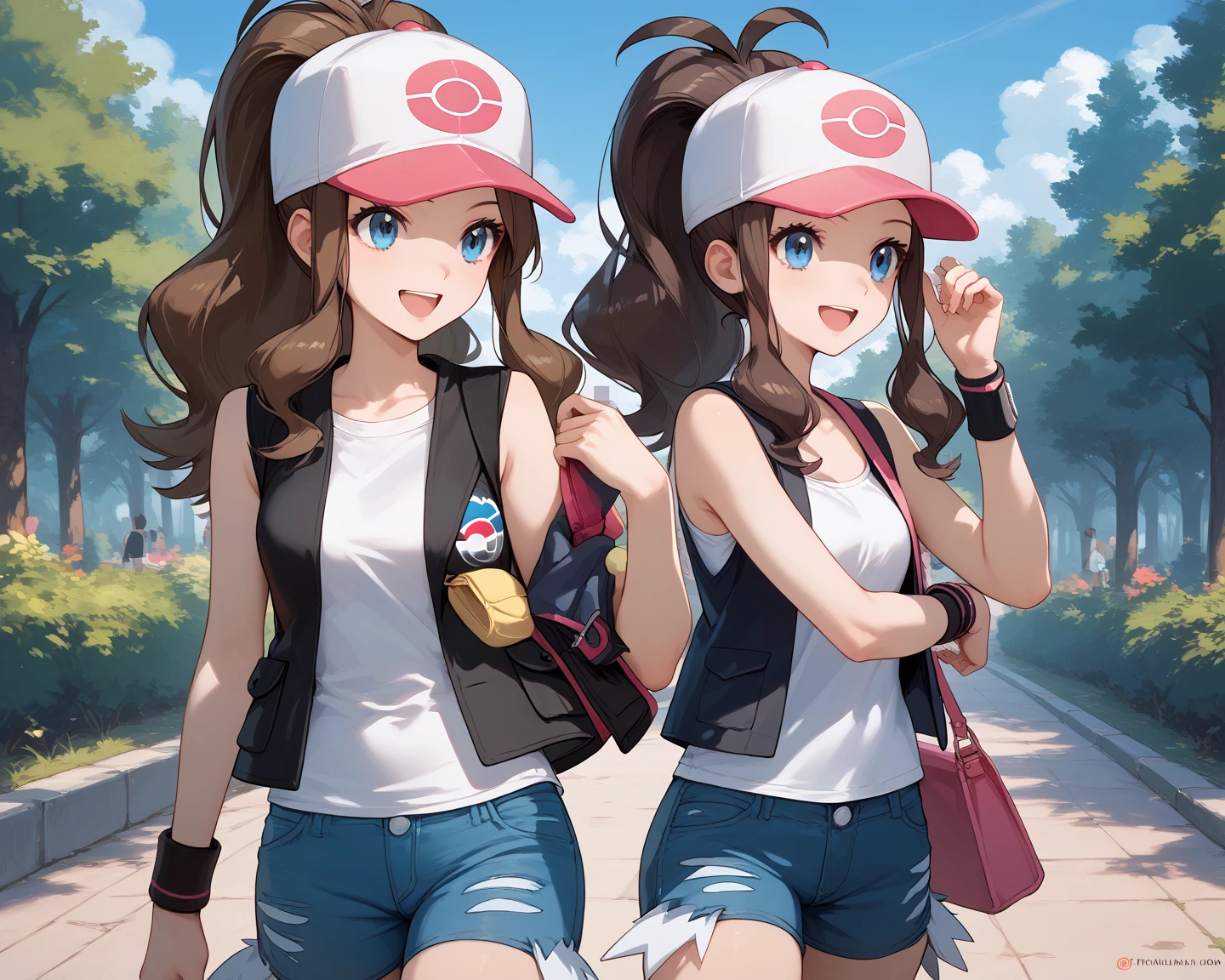 Pokémon Trainer Rosa flirting sexy
