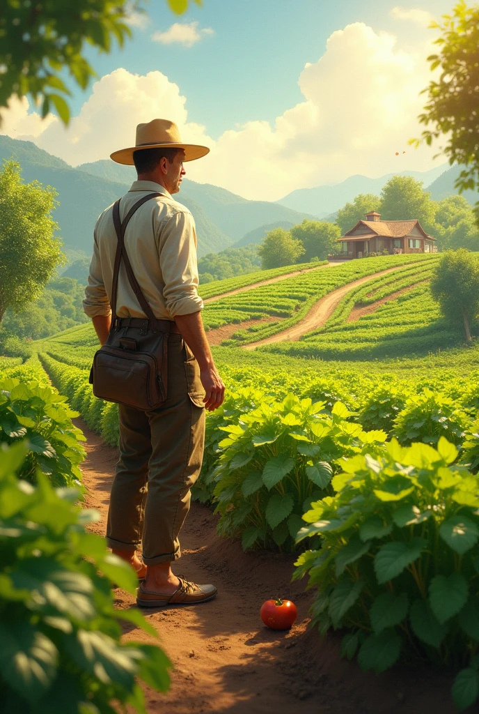 আর এবার আল্লাহ তার পরিশ্রমের ফল দেন—ভালো ফসল হয়, যা বিক্রি করে সে অনেক টাকা পায়।