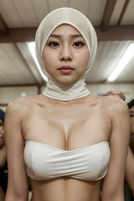 (SAD FACE EXPRESSION:1.3), Chubby adorable, (1 femboy), (face to face), , baby face, happy, half body portrait, (face details: 1), (eye details: 1), ((flat breasts)). wearing transparent transparency soft soft long shirt, .. Cute posed. proportional body. Ultra High Res. realistic: 1.4, UHD, ((hijab)), ((flat breasts:1.32)), ((naked:1.44)), STRADDLING , ((cotton red lingerie))